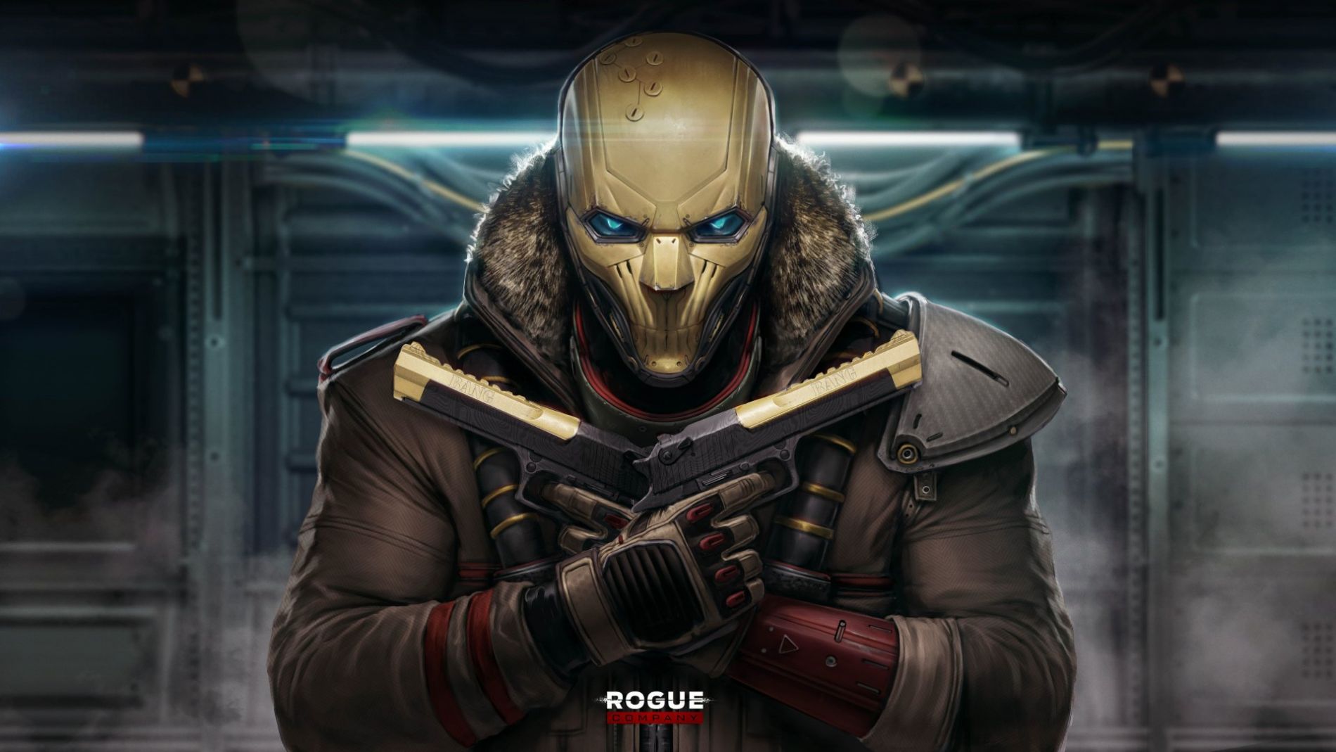 Wallpaper background, pomegranate, mask, jacket, game, character, Dima, Rogue  Company for mobile and desktop, section игры, resolution 1920x1080 -  download